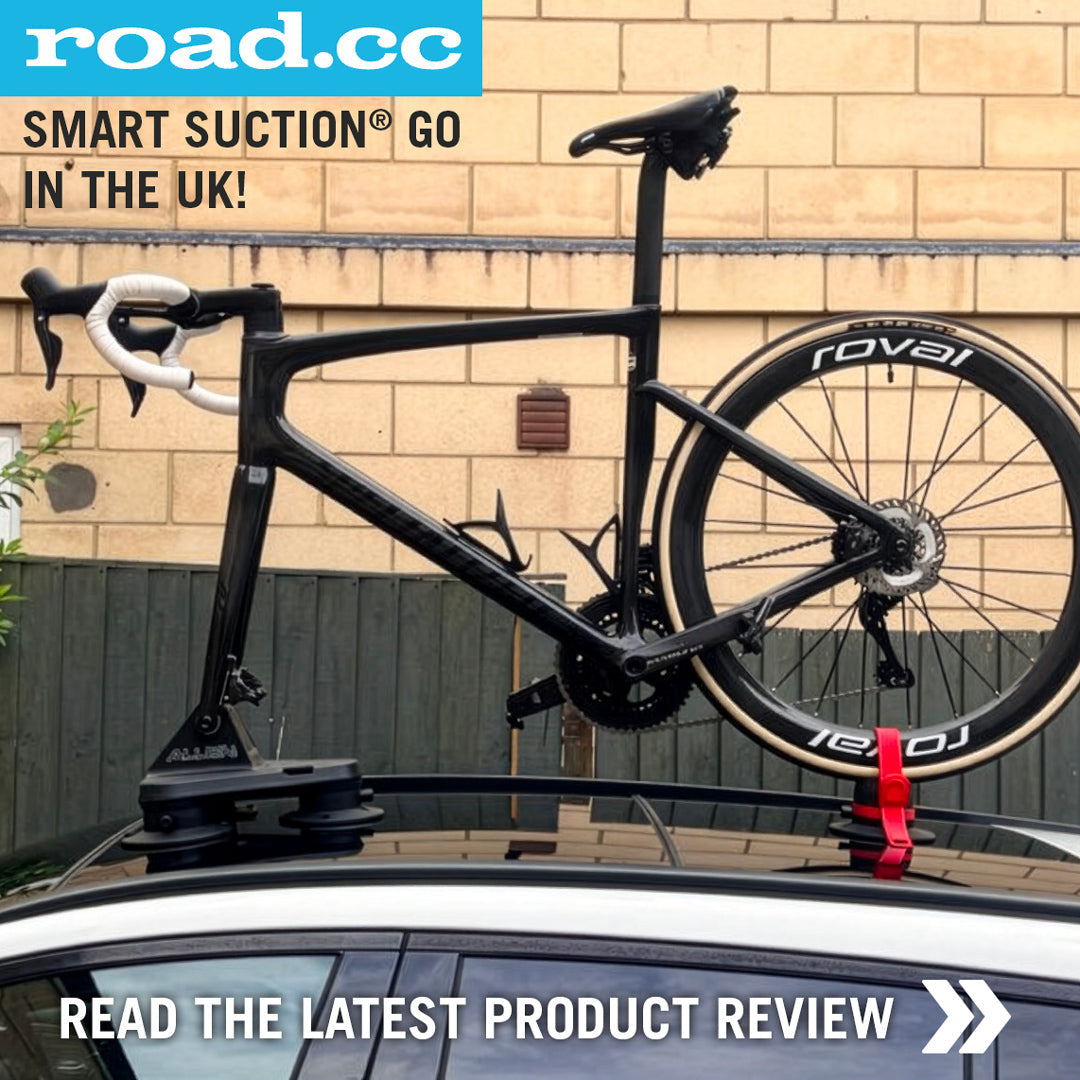 ROAD.CC Reviews the Allen Smart Suction® GO – Bluetooth sensors greatly mitigate suction cup anxiety