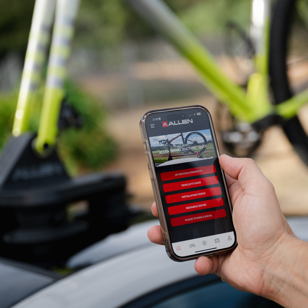 Smart Suction™ GO: Compact Bike Rack