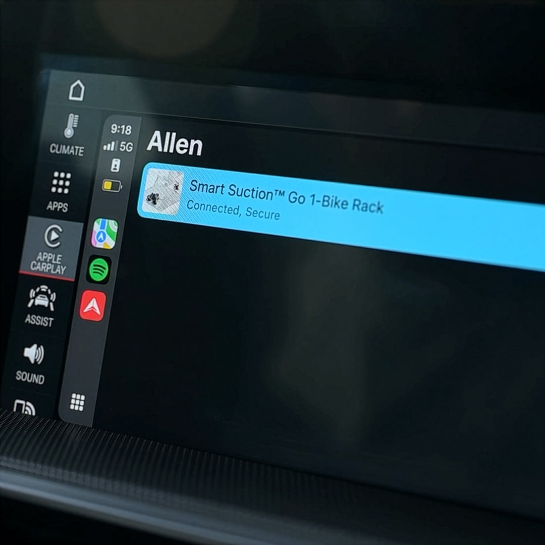 Smart Suction™ GO: Compact Bike Rack