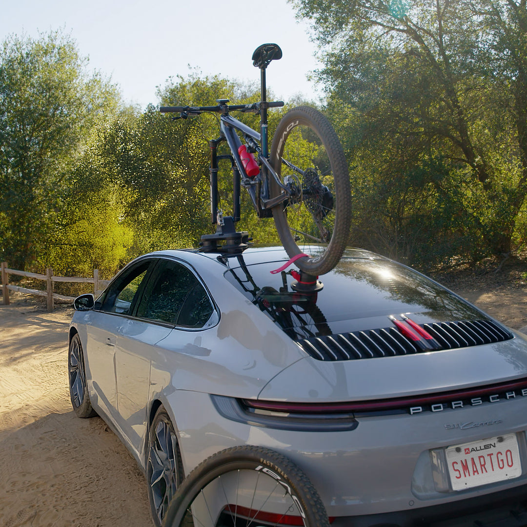 Smart Suction™ GO: Compact Bike Rack