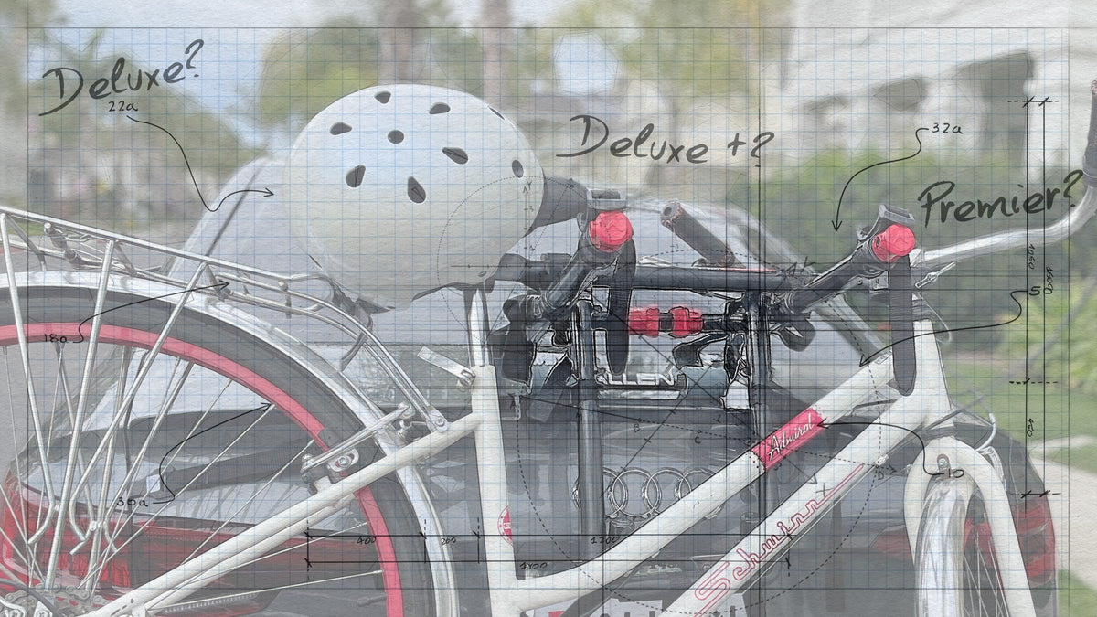 Compare: Deluxe, Deluxe+ & Premier ALLEN Racks – Allen.Bike