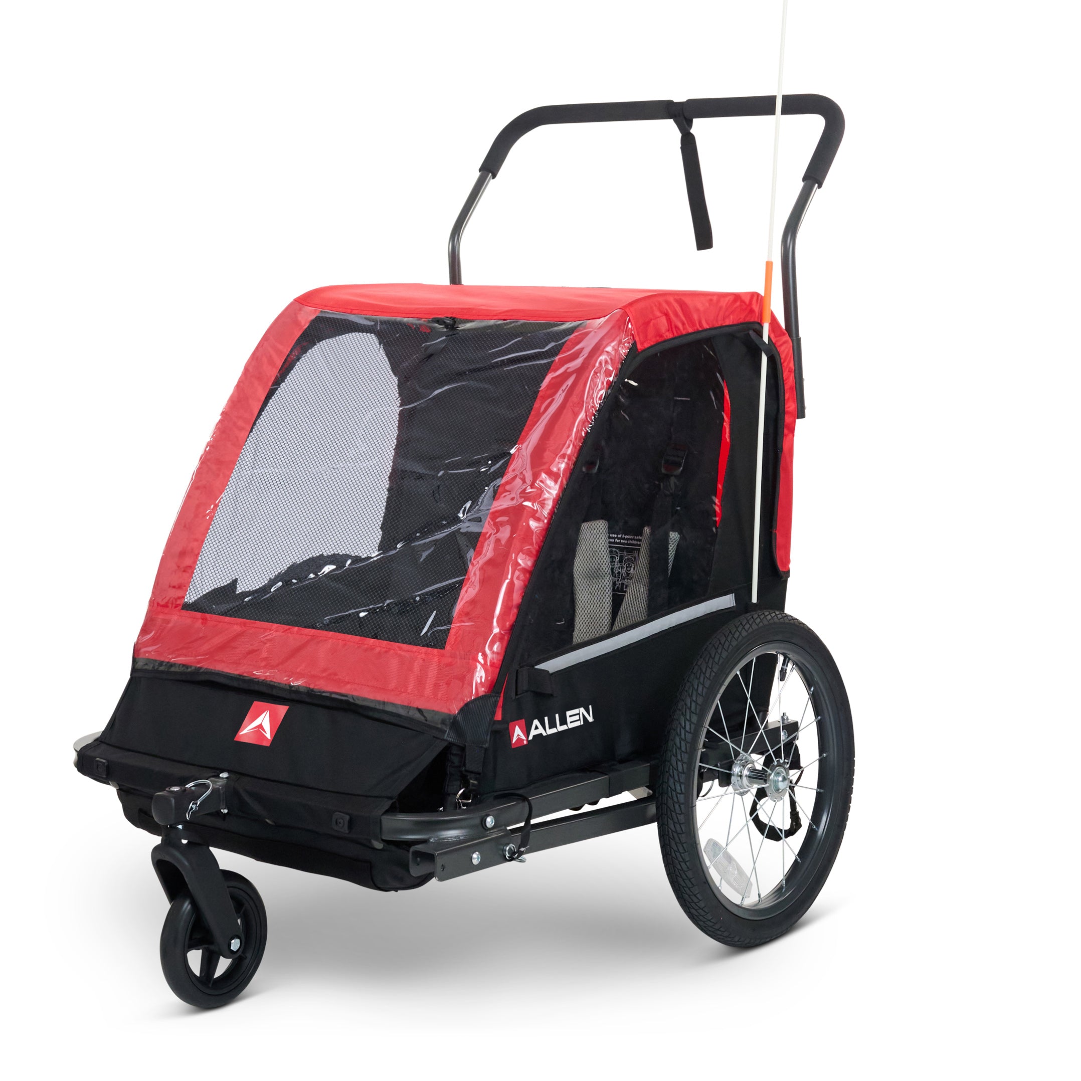 Deluxe 2-Child Trailer & Stroller – Allen.Bike