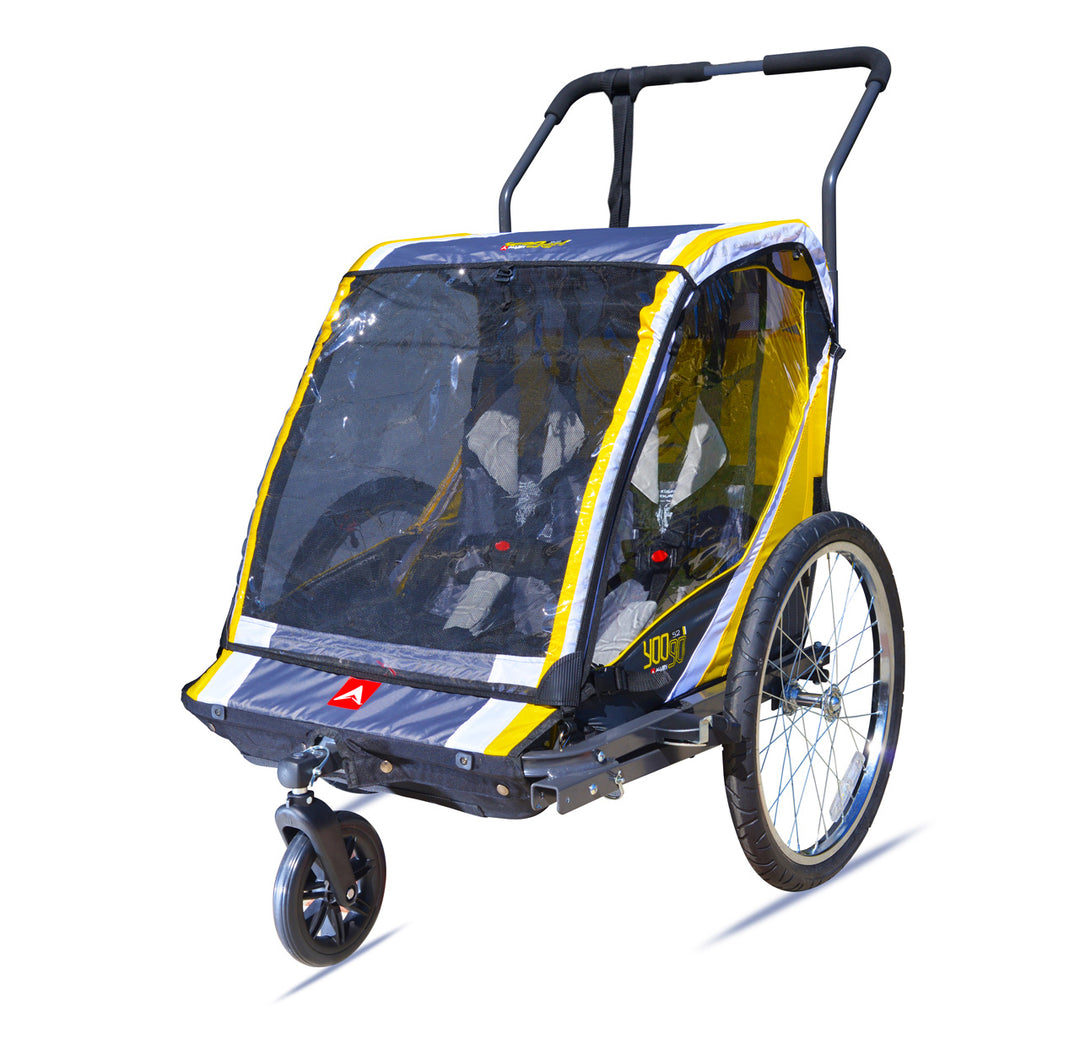 Allen Sports Deluxe Steel 2-Child Bicycle Trailer and Stroller, S2