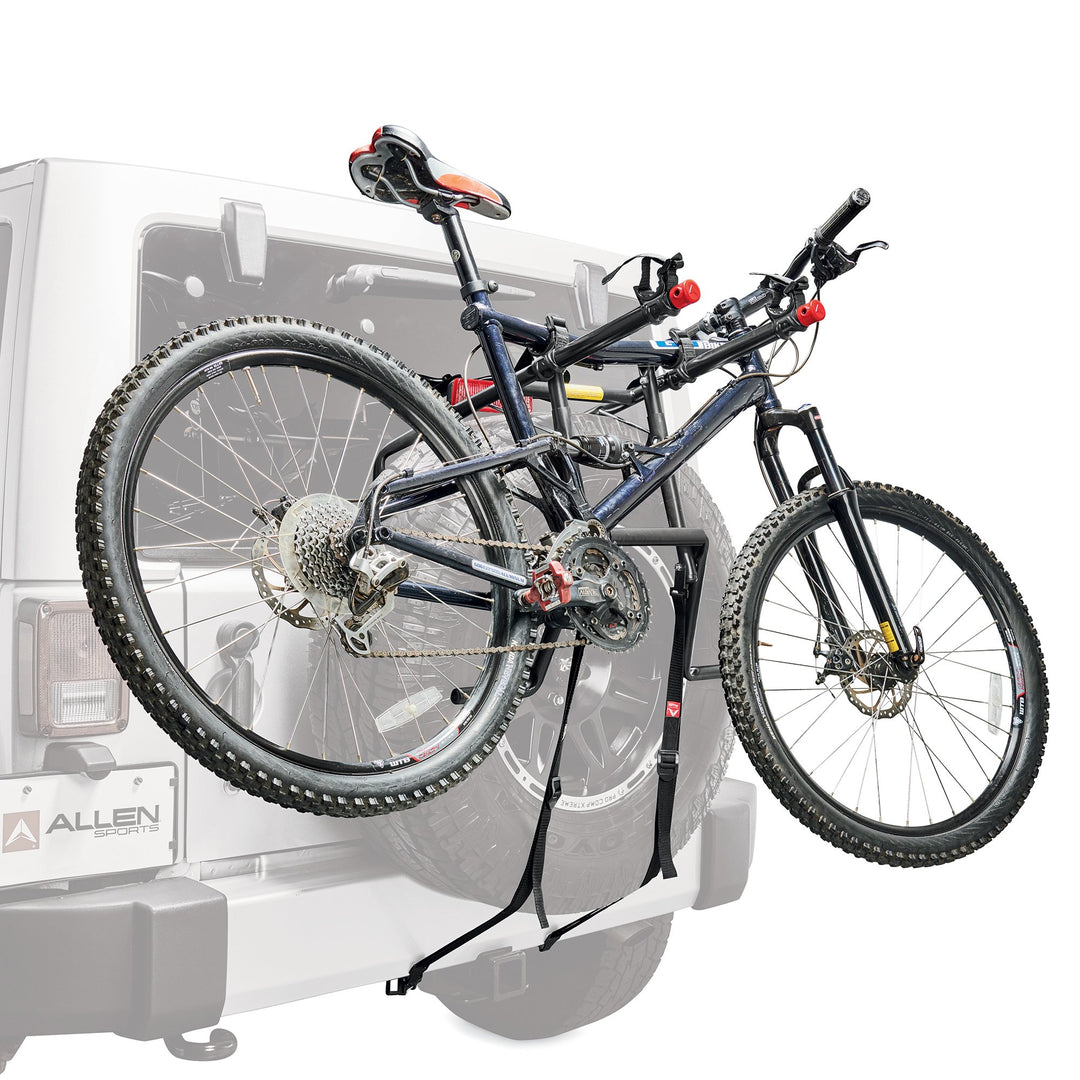Road Bikes Allen Bicycle Shop Deluxe Spare Tire Bike Rack Allen