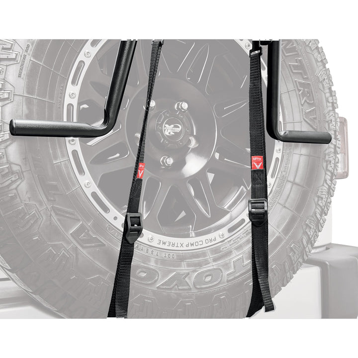 Deluxe Spare Tire Bike Rack