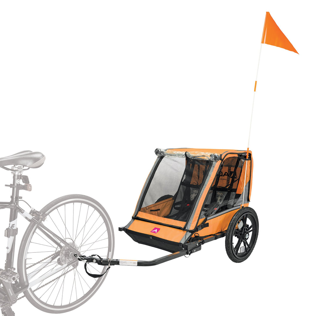 hellweg fahrradanhänger High-Viz-Fahrradanhänger für Kinder
