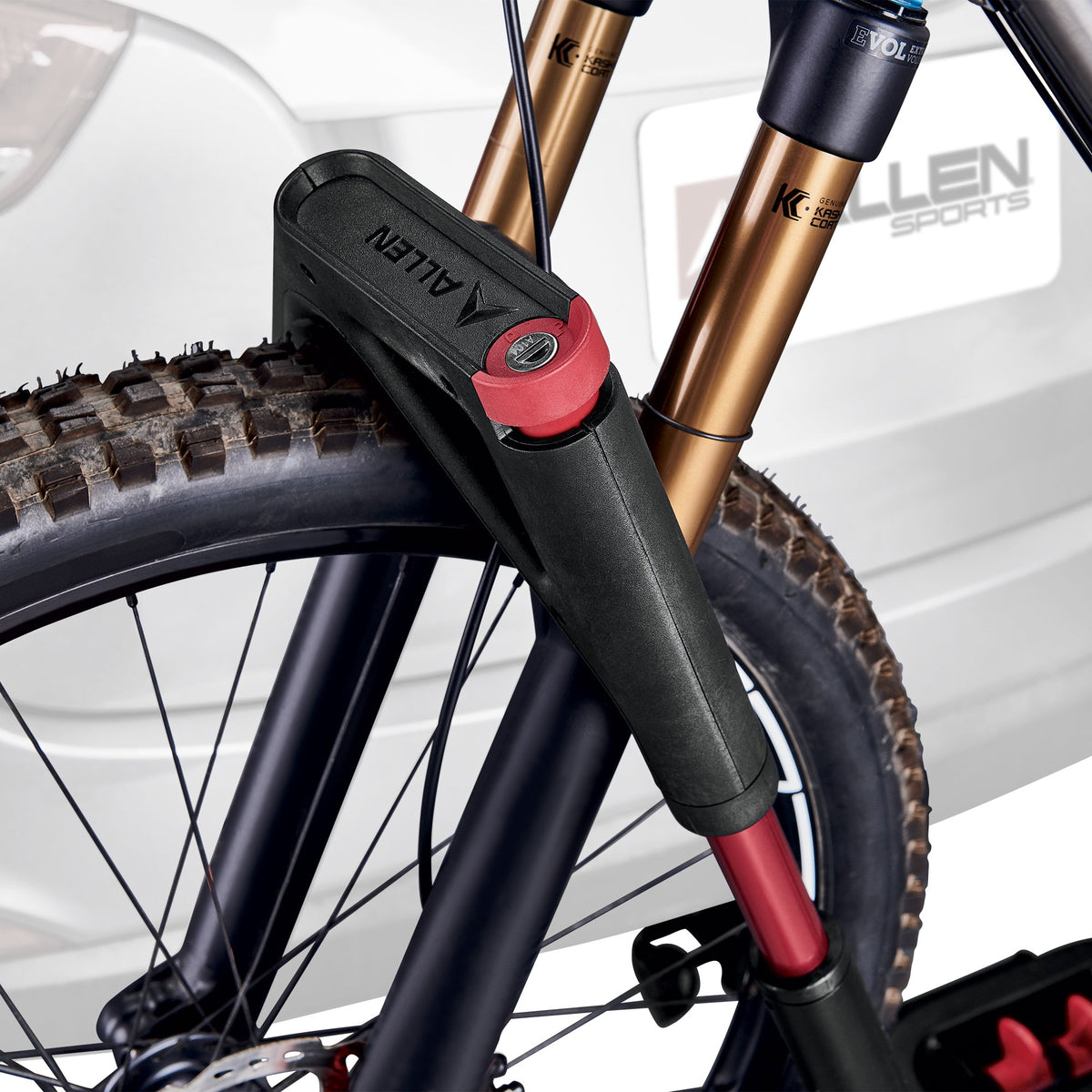 AR200 Premier Locking Hitch Mounted Tray Rack Allen.Bike