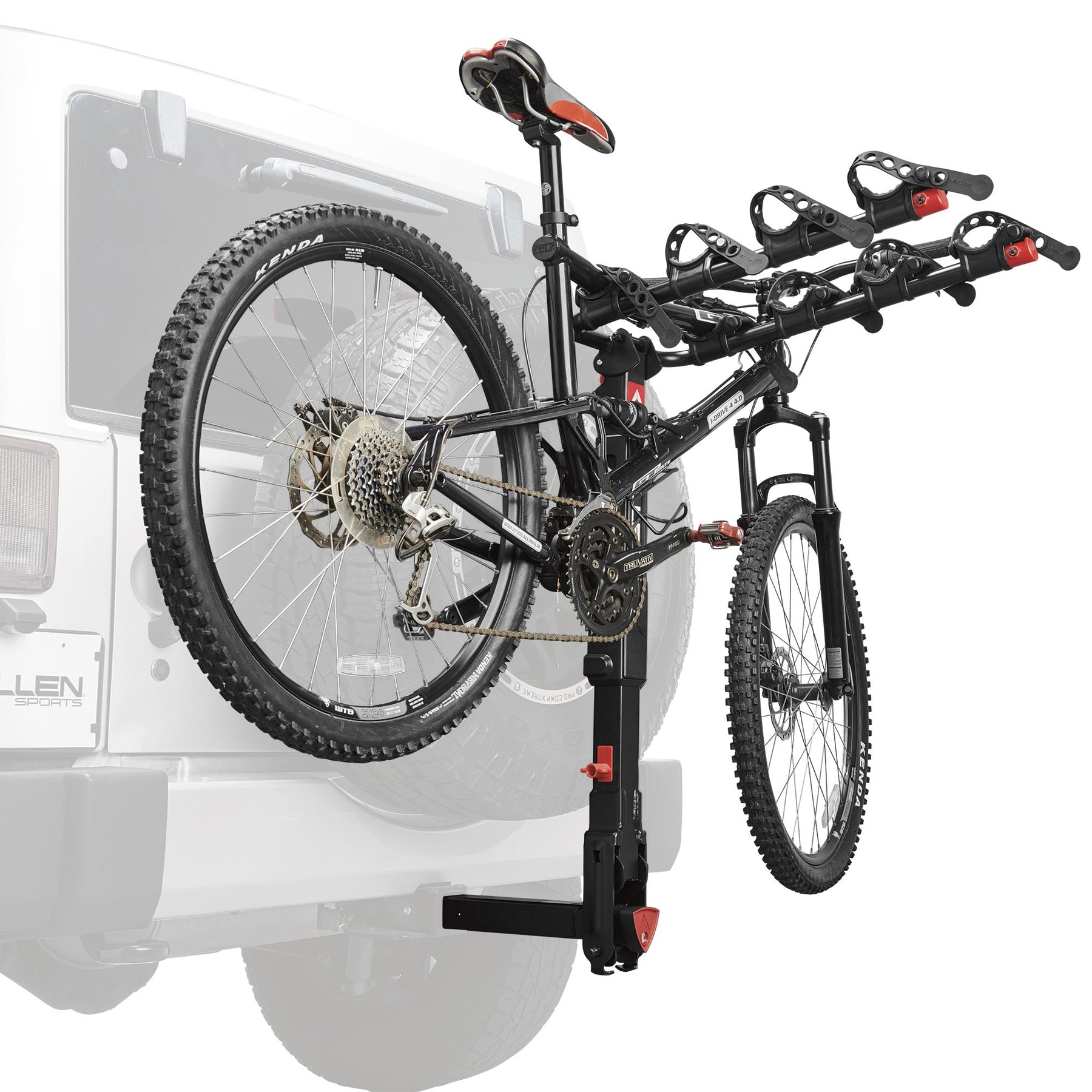 Premier Locking Hitch Bike Rack for Spare Tire Vehicles - Allen Sports ...