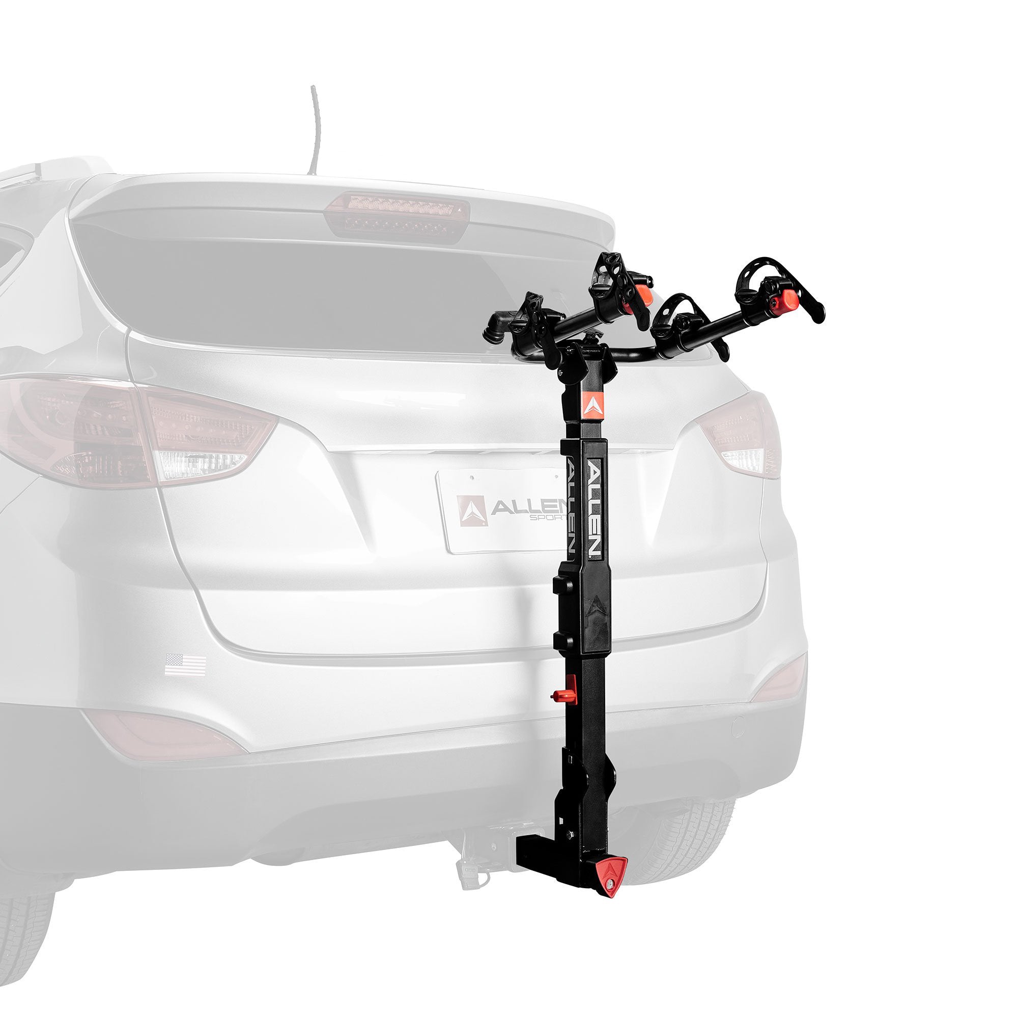 Tilting Bike Rack Allen Sports 2-Bike Hitch Carrier | Deluxe+ Locking ...